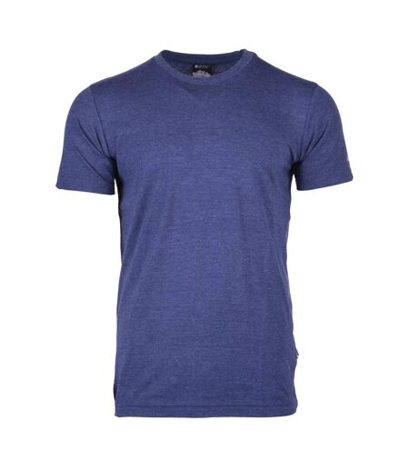 T-shirt Motif/style Uni Homme Bleu Marine Chiné Hi-Tec