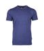 T-shirt Motif/style Uni Homme Bleu Marine Chiné Hi-Tec-1