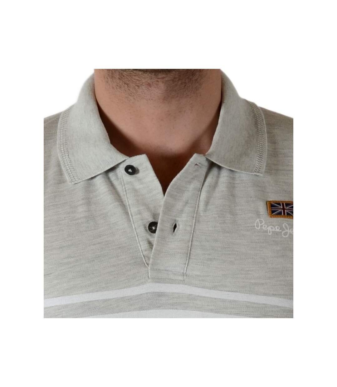 Polo Pepe Jeans PM540545 Perry Gris Marl 913-3
