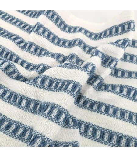Drap de douche coton SANTORINI A rayures