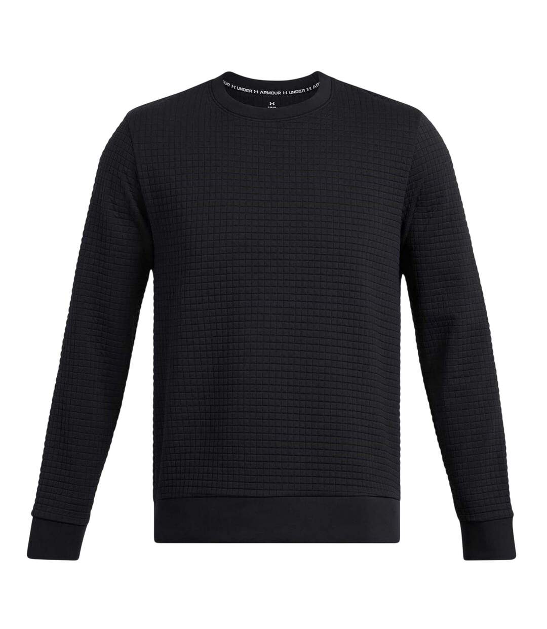 Sweat Motif/style Carré Homme Noir Under Armour-1