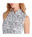 Robe Droite Motif/style Imprimé Feuille Femme Blanc Noir Calvin Klein-4