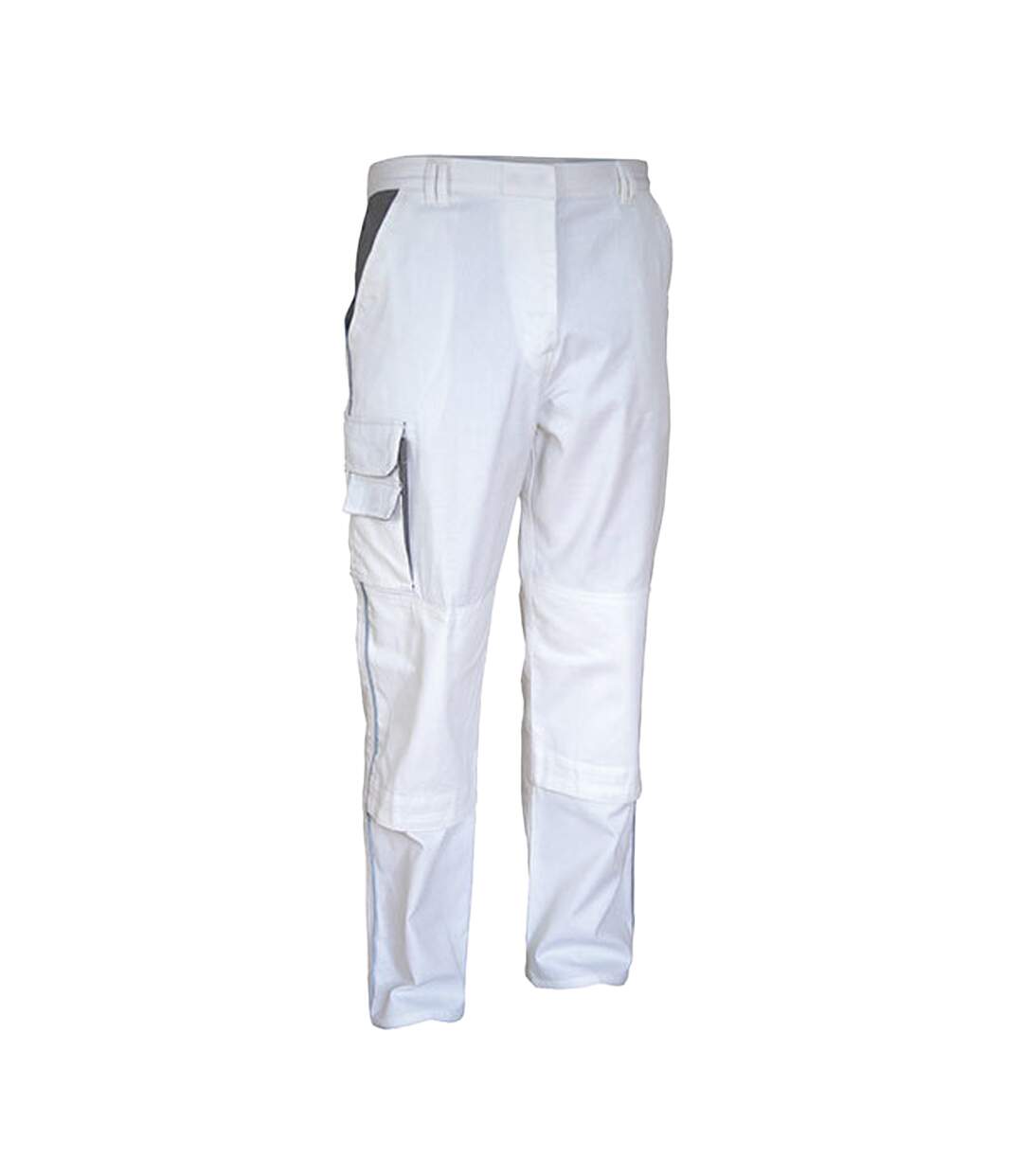 Pantalon Homme Blanc Gris Carson Contrast-2