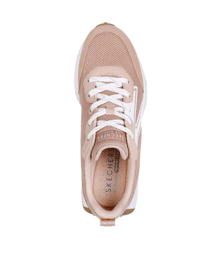 Baskets Gusto Femme Marron Clair Skechers