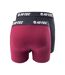 Pack Of 4  Mens Mireio Boxer Shorts  Black Cabernet Hi-Tec-2