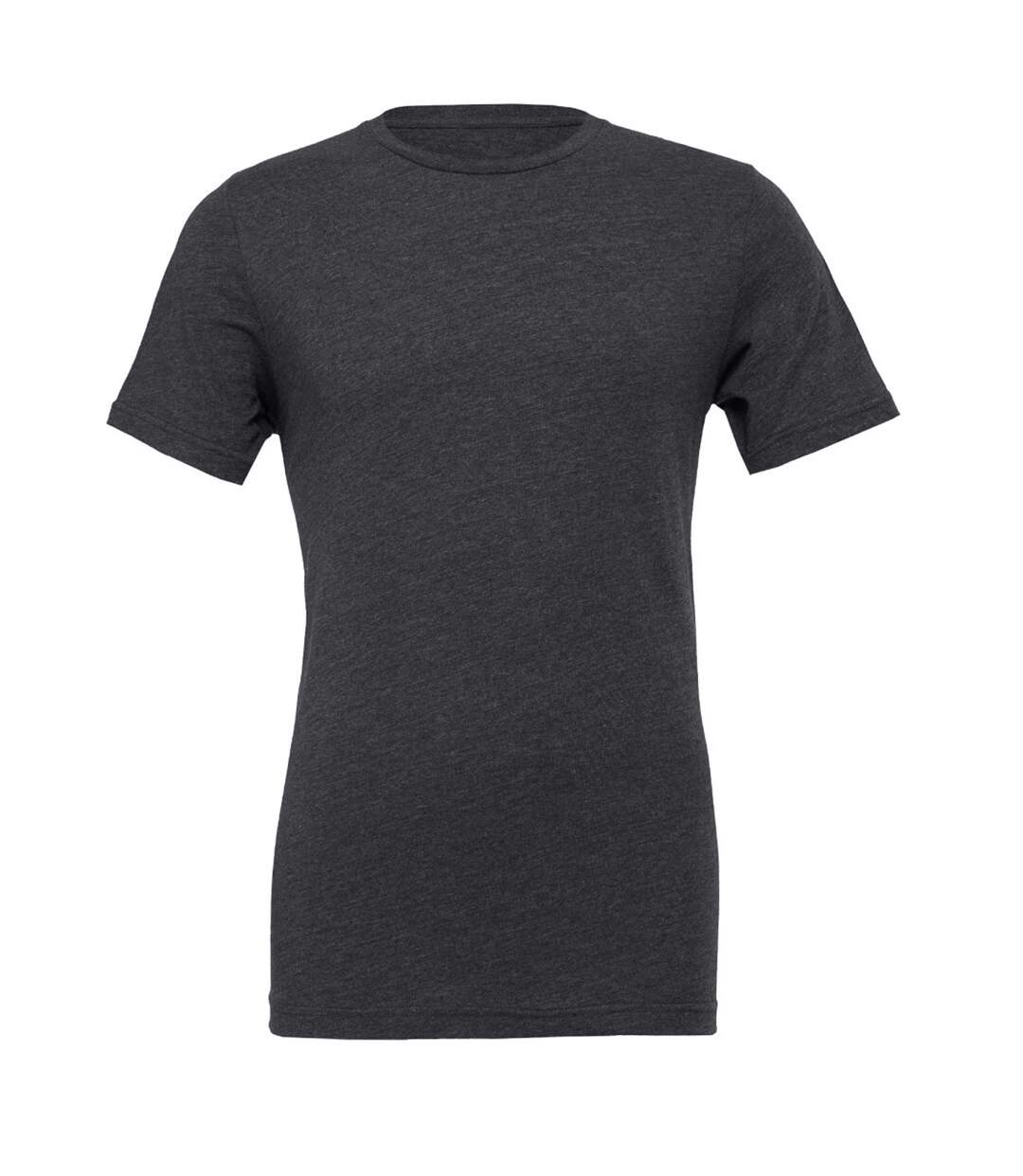 T-shirt adulte anthracite chiné Bella + Canvas