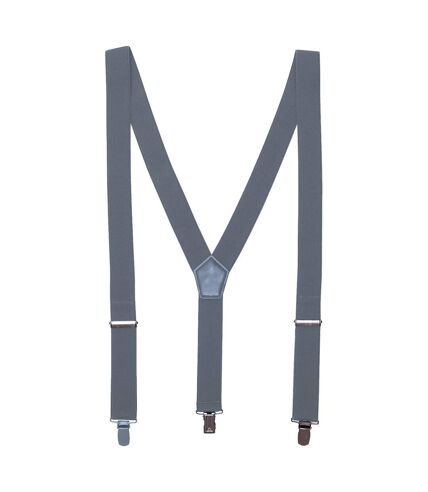 Premier Clip-On Trouser Braces (Steel) (One Size) - UTRW9112