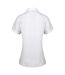 Womens/ladies Supreme Poplin Short-sleeved Shirt White Premier-2