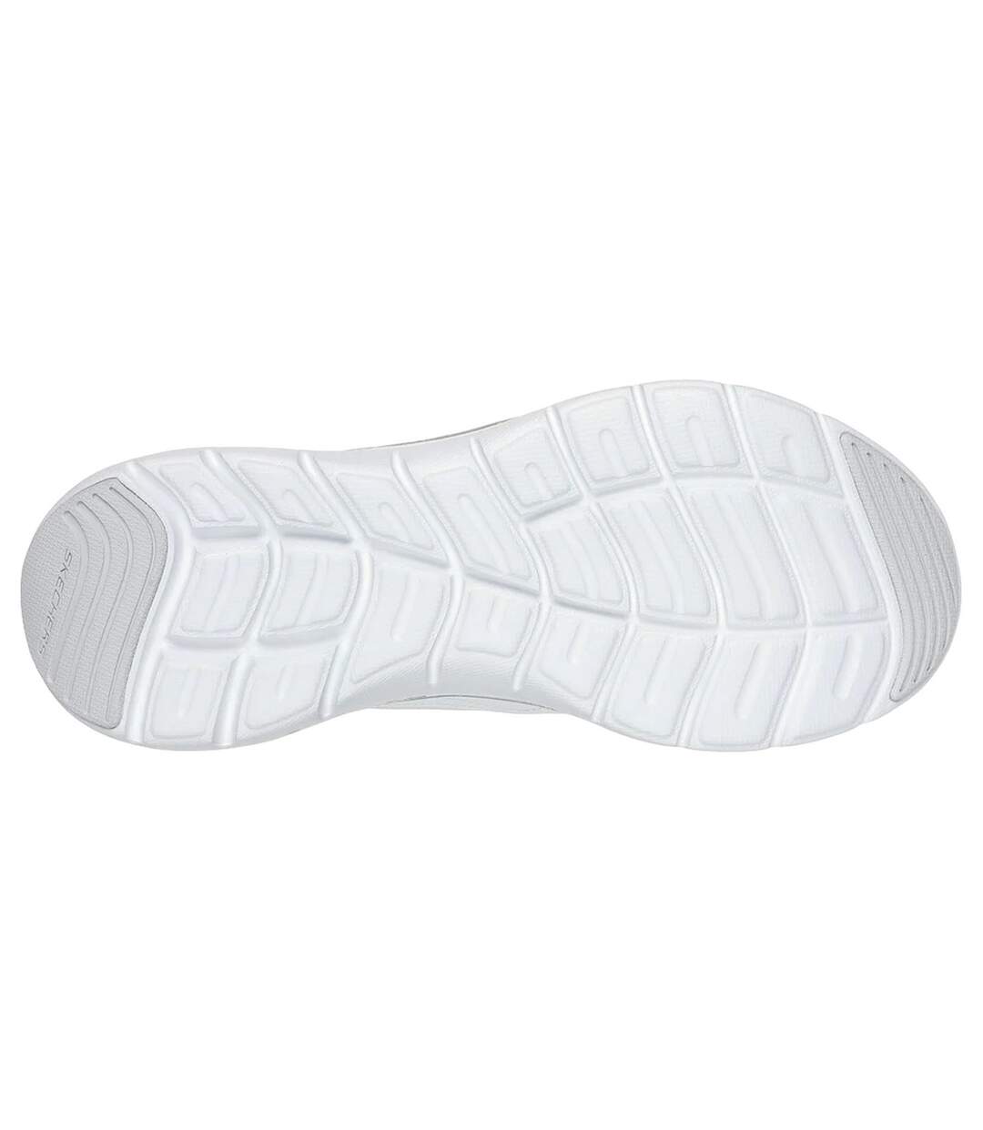 Womens/ladies Flex Appeal 5.0 Fresh Touch Trainers White Silver Skechers-4