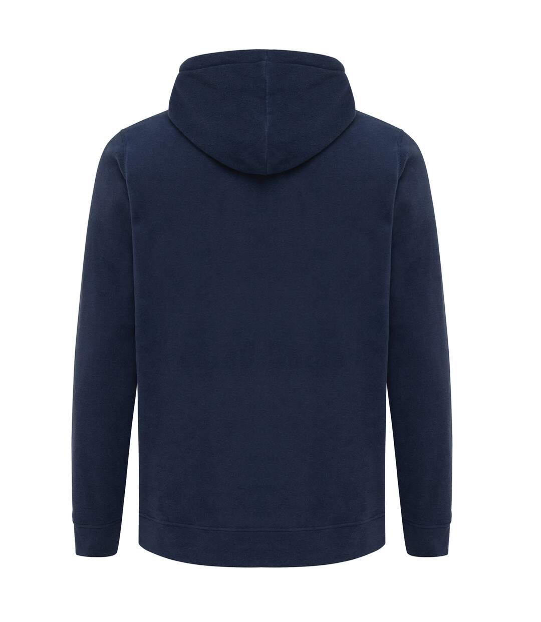 Unisex adult trivor microfleece hoodie navy Iqoniq-2