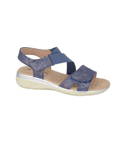 Sandales femme bleu marine Boulevard