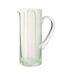 Carafe Rayures en Verre Ophelie 25cm Vert-1