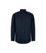 Chemise À Manches Longues Homme Bleu Marine Foncé Kustom Kit-1