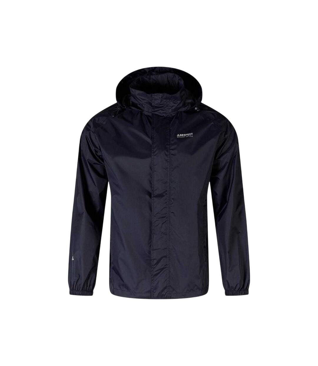 Mens Packaway Waterproof Jacket Navy Minoti-2