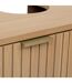 Meuble lavabo 2 portes en bois TASSO - Beige-4