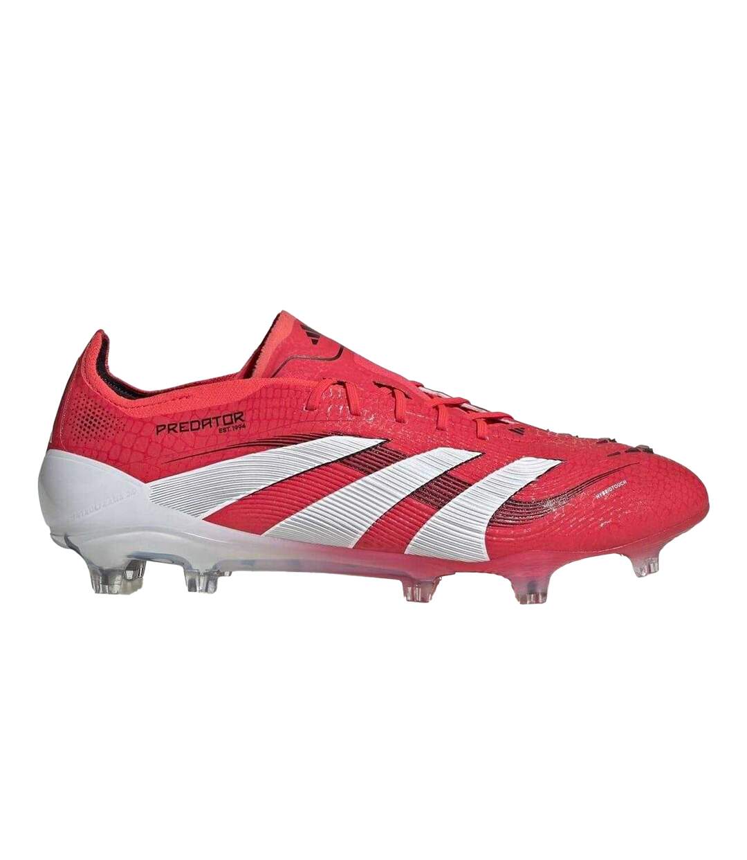 Mens  Elite Firm Ground Football Boots Red White Predator-1