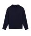 Sweat 1/4 de zip marine femme tbs craie-2