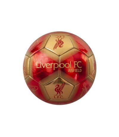 Liverpool FC Signature Skill Ball (Red/Gold) (One Size) - UTTA4622