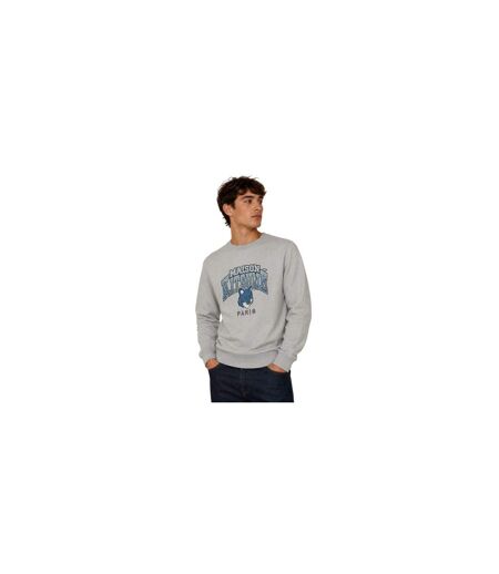 Sweat Motif/style Renard Adulte Gris Maison Kitsuné