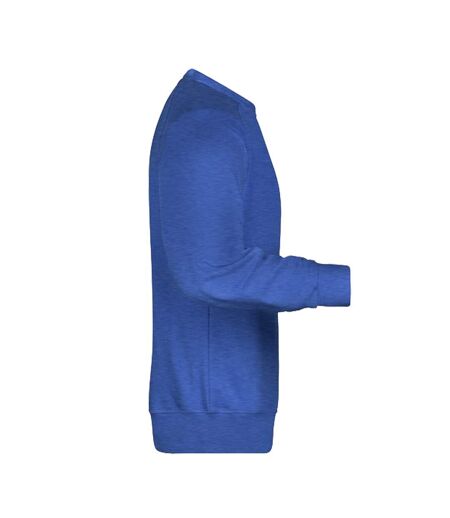 Sweat Homme Bleu Roi Chiné James And Nicholson