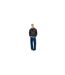 Sweat À Capuche Motif/style Badge Homme Noir Chiné Tommy Jeans-1