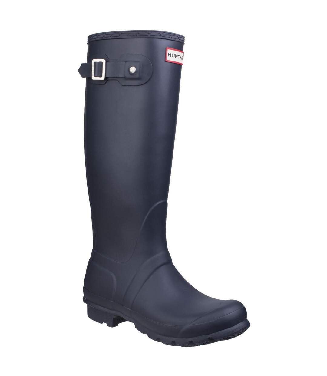 Womens/ladies original tall wellington boots navy Hunter-1