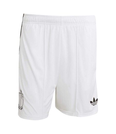 Mens Fifa World Cup 2026 Belgium Away Shorts White Black Adidas