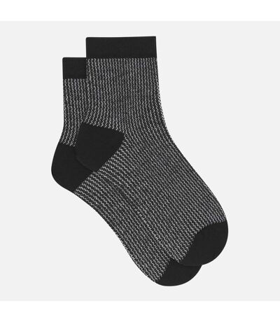 Chaussettes mi-hautes laine/viscose et fils de lurex Mode