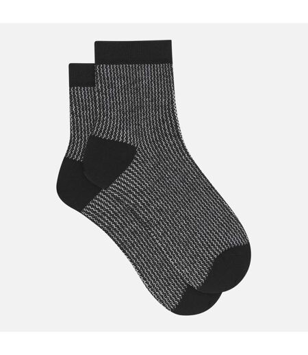 Chaussettes mi-hautes laine/viscose et fils de lurex Mode