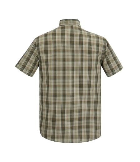 Chemise Manches Courtes Motif/style À Carreaux Mindano Homme Sauge Clair Regatta