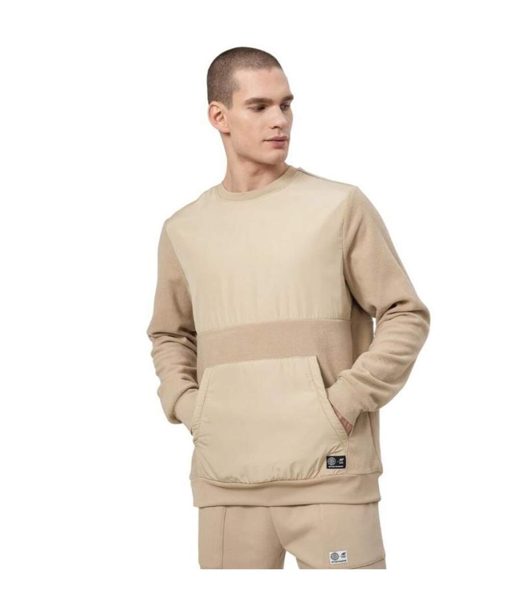 Sweat H4z22 Blm010 Homme Beige 4F-1