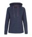 Trespass - Sweat à capuche HATTIE - Femme (Bleu marine Chiné) - UTTP5293-1