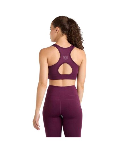 Womens/ladies Training Sports Bra Potent Purple Umbro