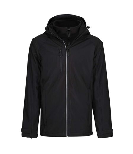 Regatta Mens Erasmus 4 in 1 Soft Shell Jacket (Black) - UTRG6507