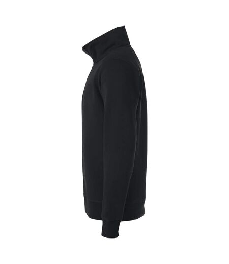 Unisex Adult Classic Half Zip Sweatshirt Black Clique