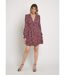 Robe courtes en voile imprimé arty-1
