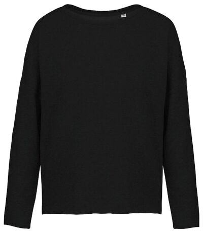 Sweat shirt femme Loose - K471 - noir
