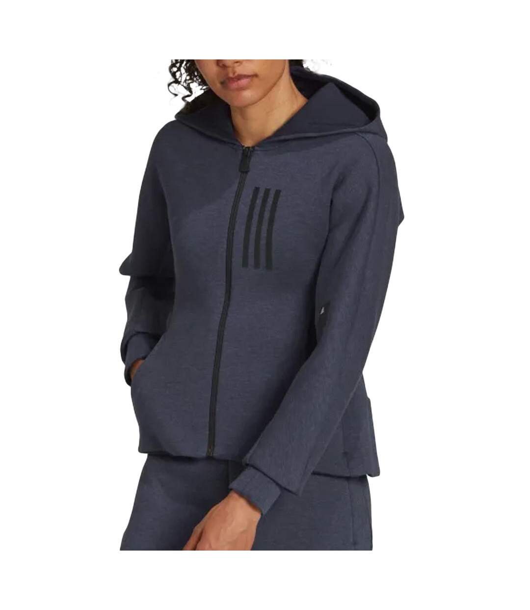 Sweat zippé marine femme adidas victory - xxs/s-1