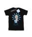 Disney Femme/Ladies Frozen Elsa Snowflake Cotton Boyfriend T-Shirt (Noir) - UTBI24907-1