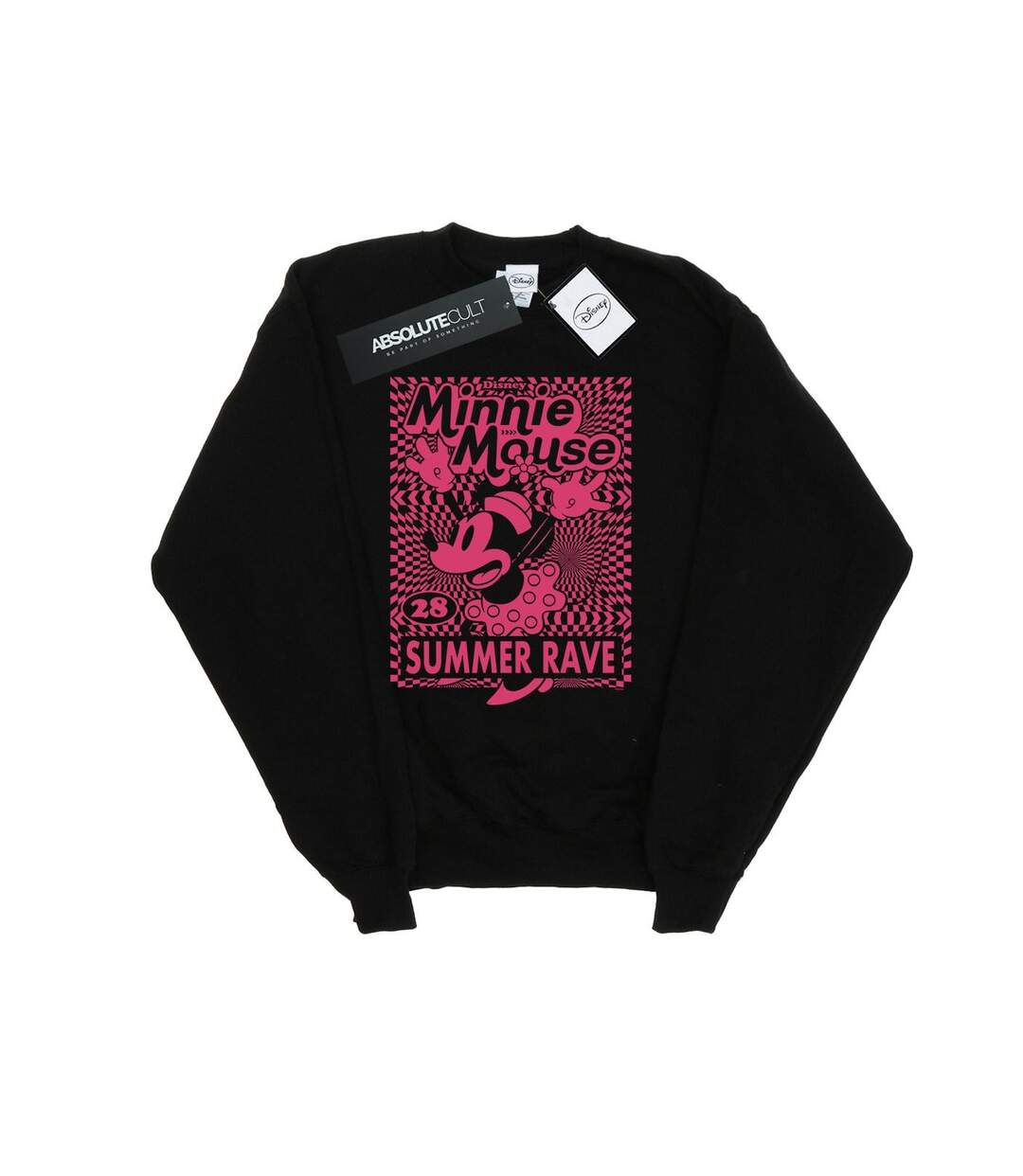 Disney Sweatshirt d'été Minnie Mouse Femmes/Dames (Noir) - UTBI27030-1