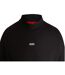 Mens Mock Neck Long-sleeved T-shirt Black Hugo-3