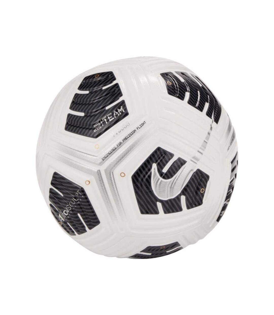 Ballon De Foot Club Elite Team Taille 5 Blanc Noir Argenté Nike-1