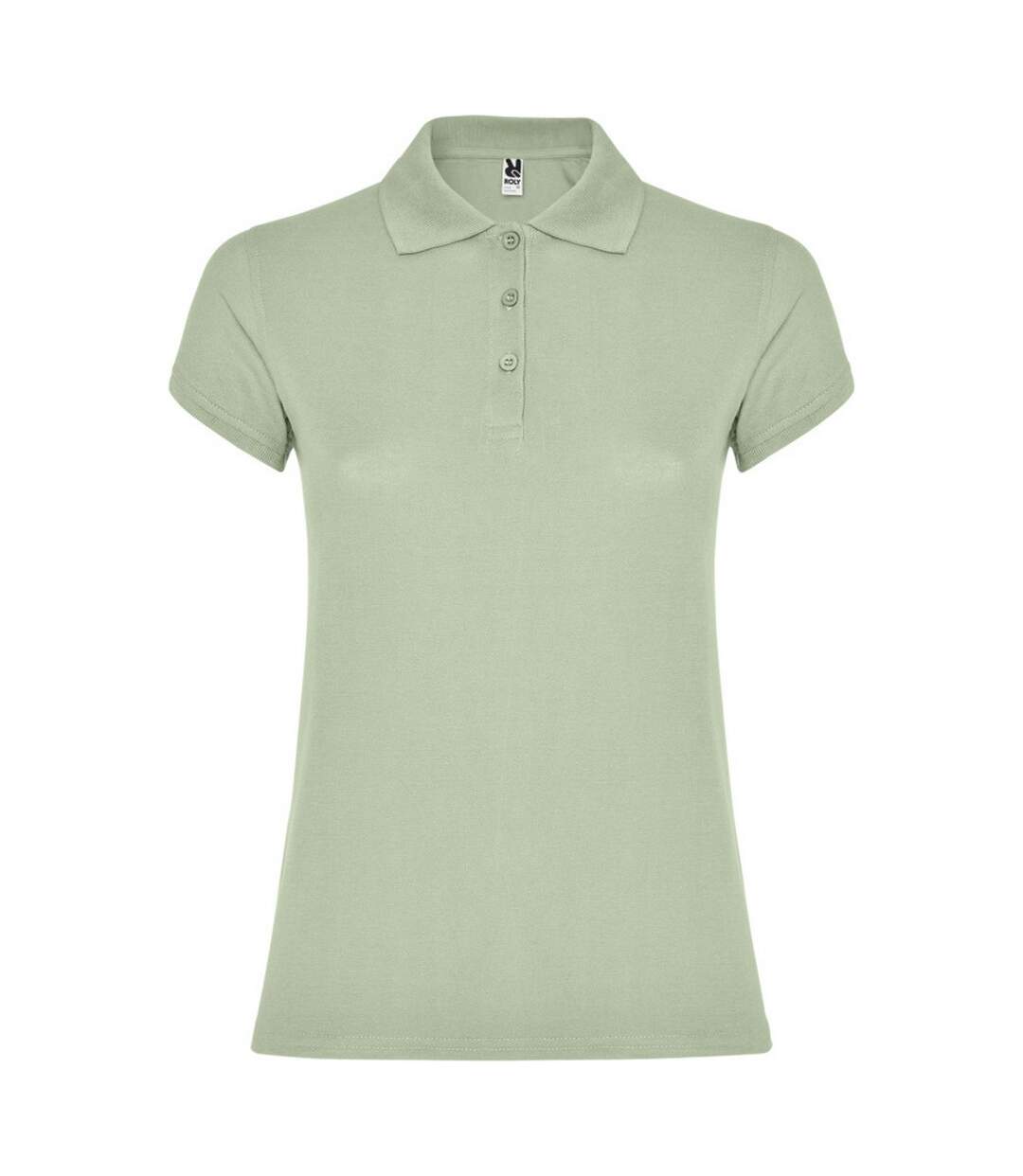 Polo star femme vert brume Roly