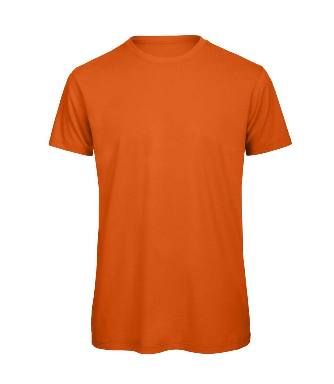 T-shirt En Coton Bio Homme Orange Foncé B&C Favourite-1