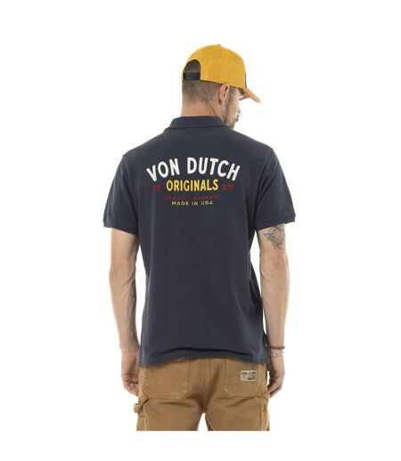 Polo homme manches courtes piqué logo devant et dos Diego Vondutch