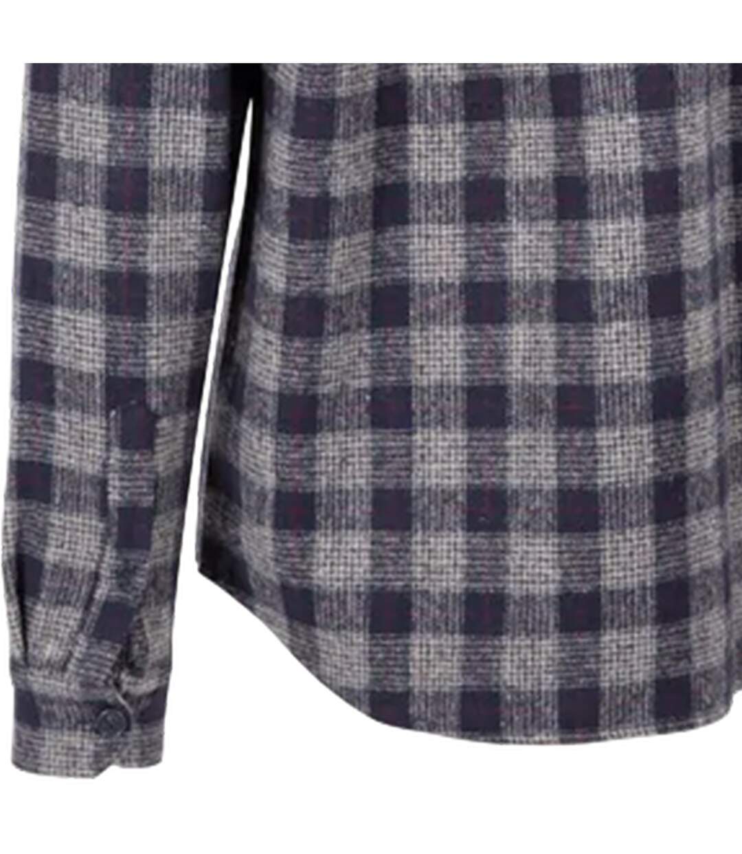 Chemise Manches Longues Motif/style À Carreaux Portlaw Homme Gris Bleu Trespass-4