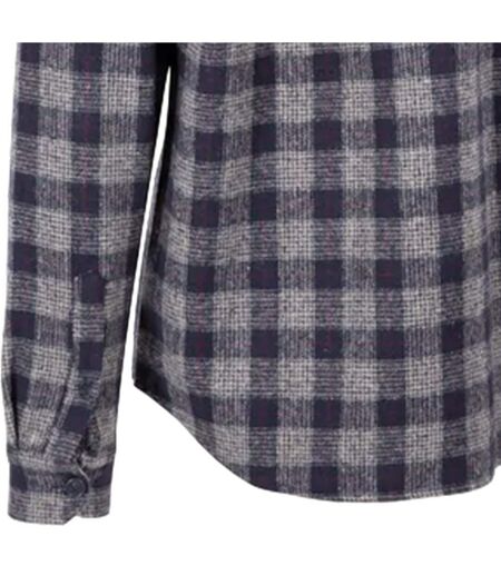 Chemise Manches Longues Motif/style À Carreaux Portlaw Homme Gris Bleu Trespass