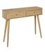 Console Bali à 2 tiroirs effet cannage - Beige-1