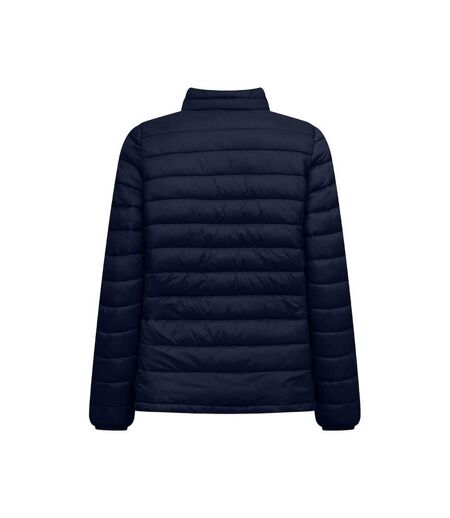 Doudoune Matelassée Femme Bleu Marine Français Promodoro