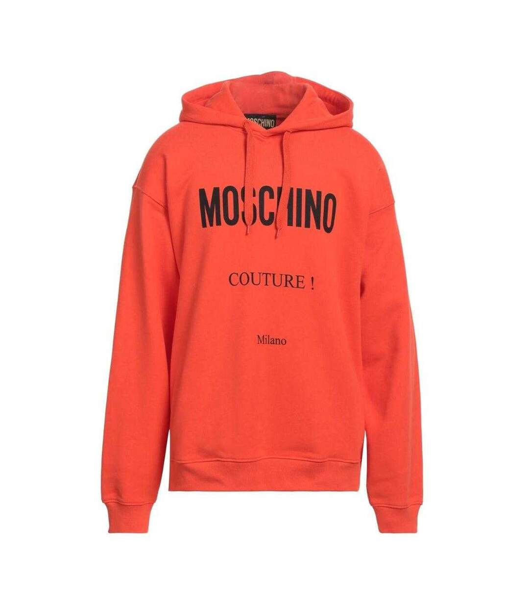 Sweat À Capuche Couture Milano Homme Orange Moschino-2